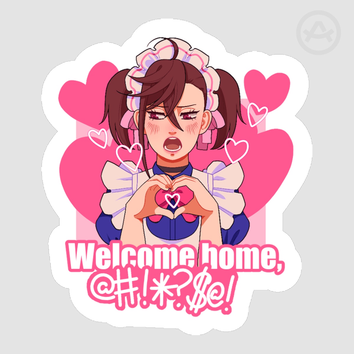 Welcome! Sticker (Momo)