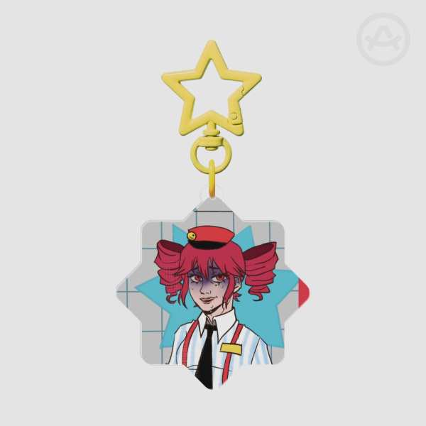 Teto Mesmerizer Clear Acrylic Keychain