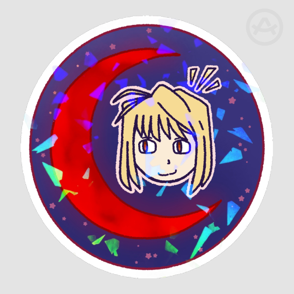 Arcueid (Tsukihime) Holo Sticker