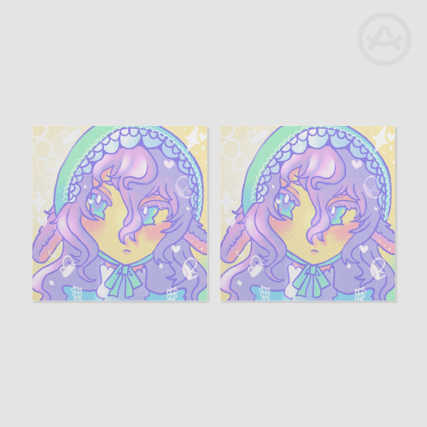 My OC Mila in a photocard