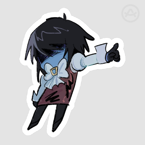 Kris Sticker  Deltarune Chapter 5 