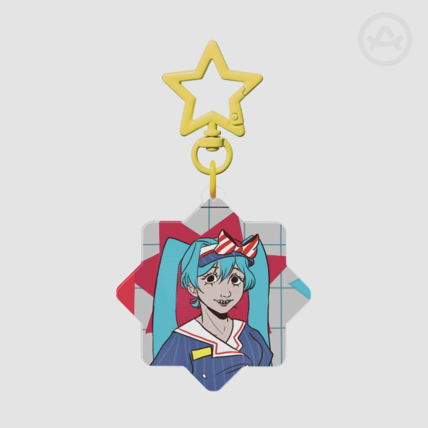 Mesmerizer Miku Clear Acrylic Keychain