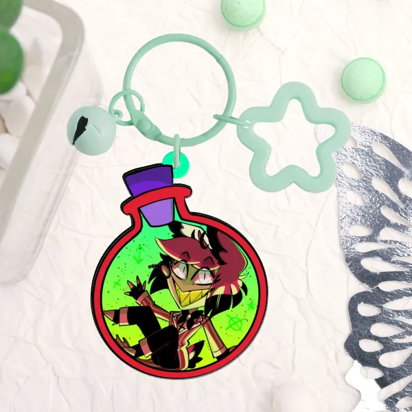 [BOTTLE KEYCHAIN] green magic