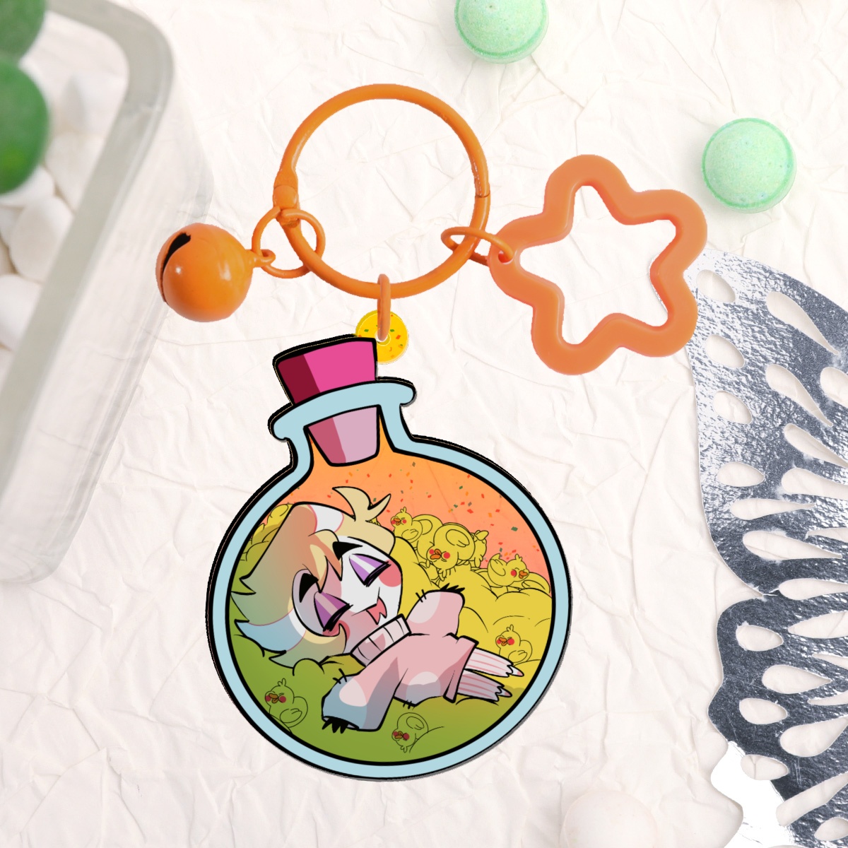 [BOTTLE KEYCHAIN] Ducks!!!