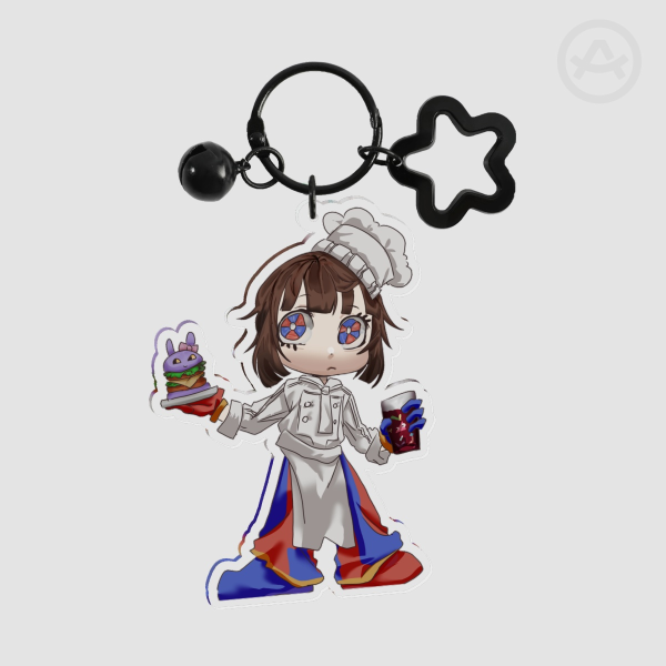 Chef Pomni Acrylic Keychains