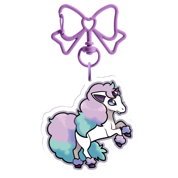 Ponyta Ribbon -Keychain