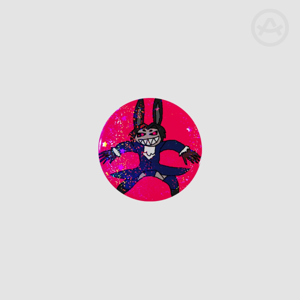 MSPAINT Lou - Round Badges (Button Pins)