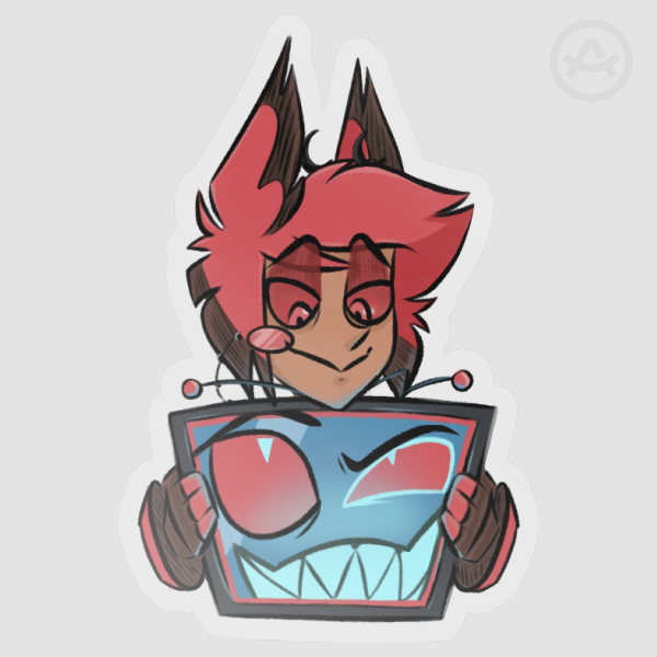 Radiostatic Clear PET Vinyl Sticker