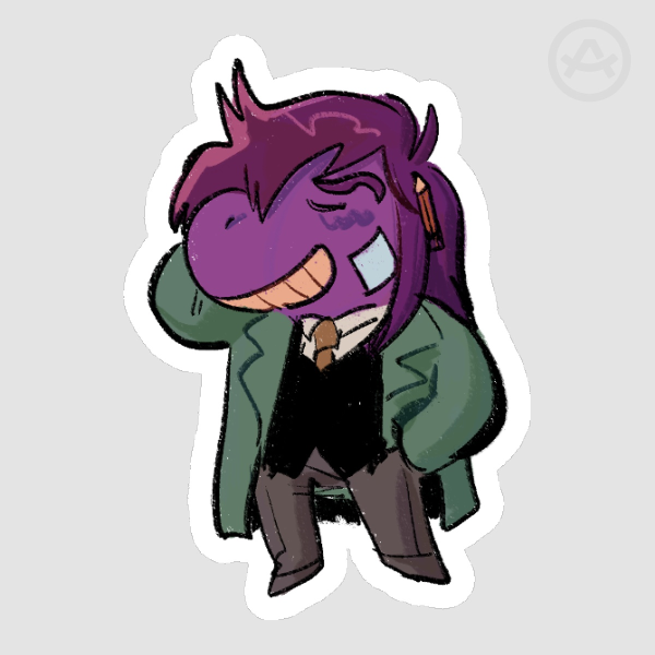 Susie Sticker - Deltarune Chapter 5