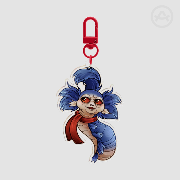 Worm Labyrinth keychain