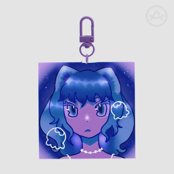 Full Bleed Acrylic Olly Keychain