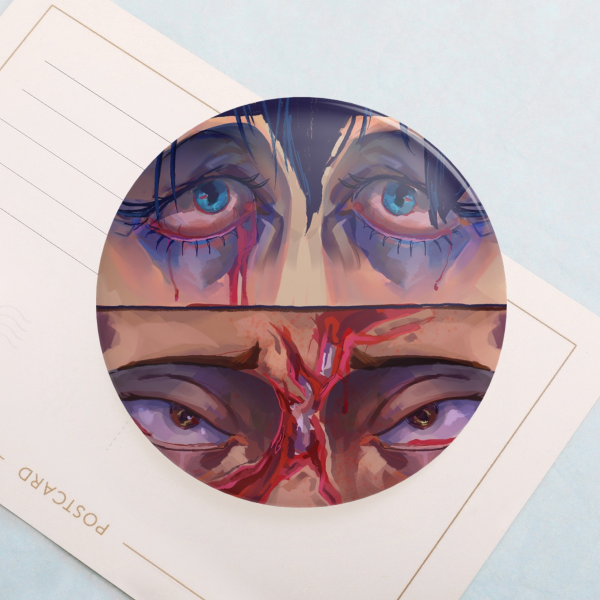 Mouthwashing Round Badges (Button Pins)