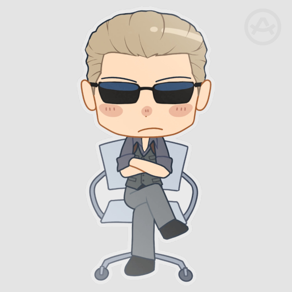 Albert Wesker Resident Evil 4 Sticker