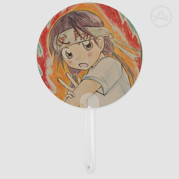 Transparent Hand Fan - 6.61""(168mm)