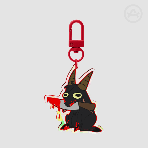 Ketchup Goat keychain!