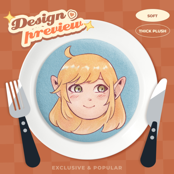 Marcille Plush Badge