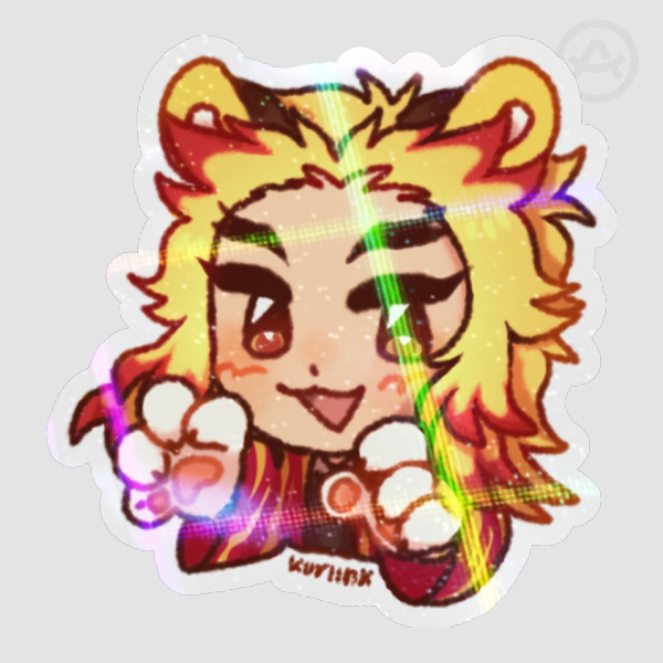 Rengoku tiger Sticker