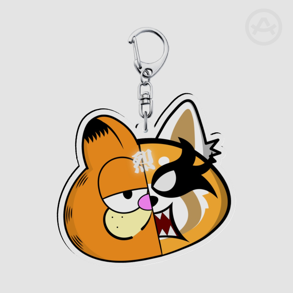 Garfsuko Double Sided Acrylic Keychains