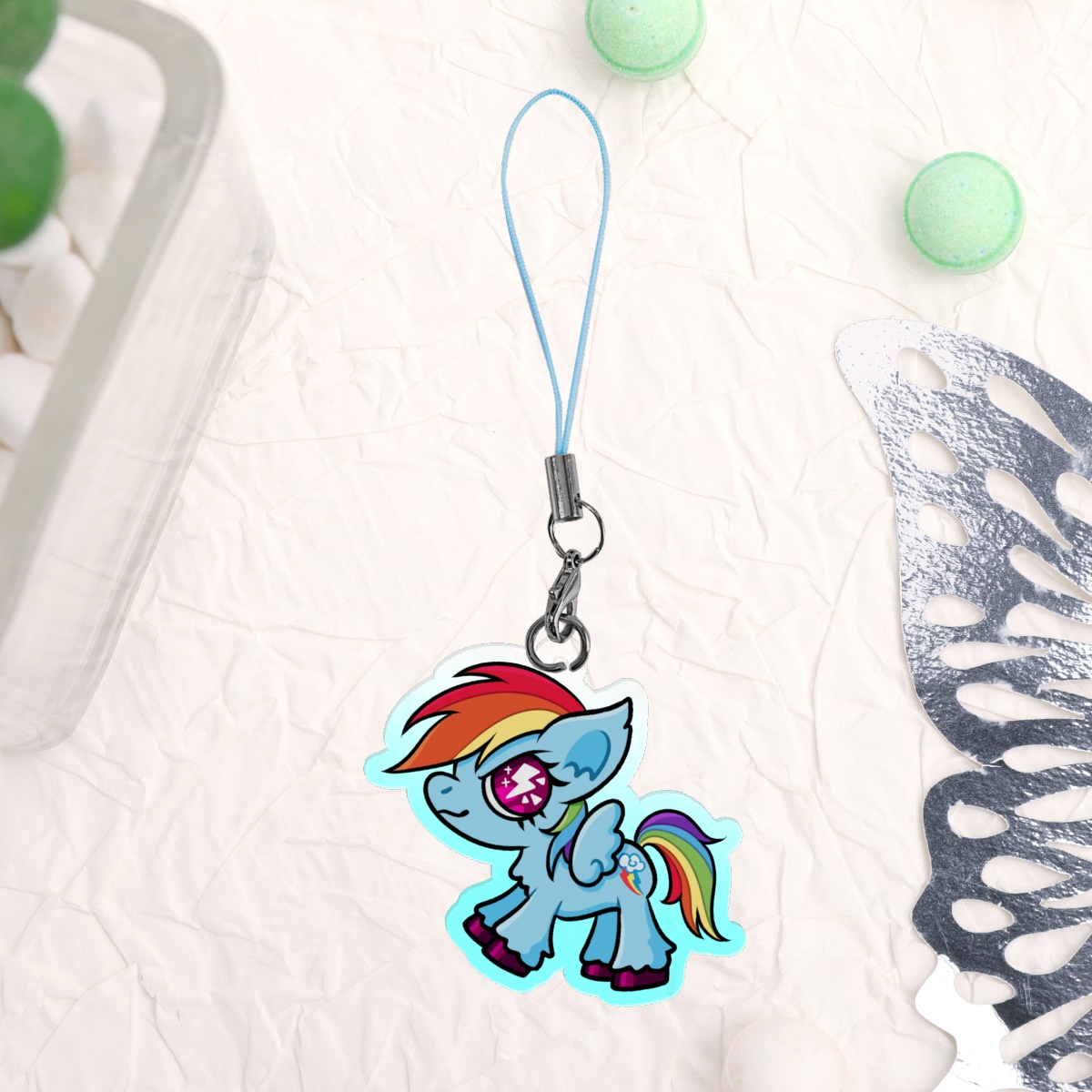 Rainbow Dash Phone Charm