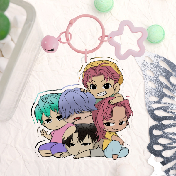 Saja Boys Clear Acrylic Keychains