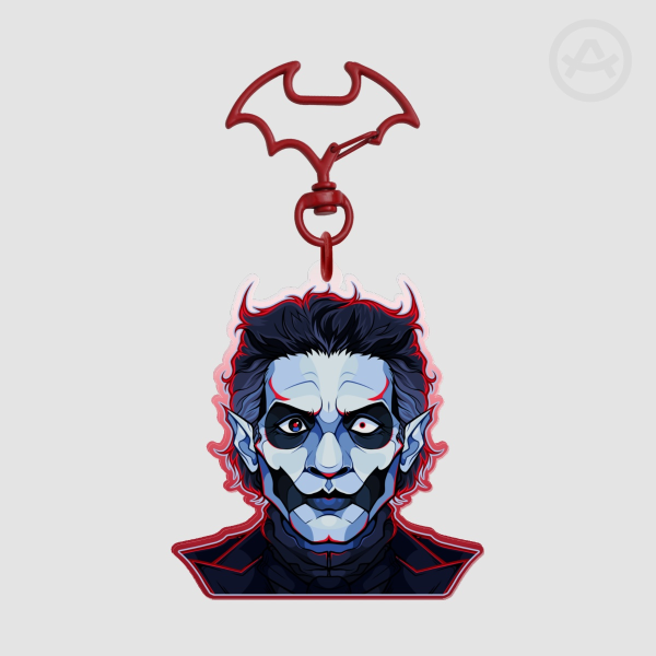 Papa IV Ghost keychain