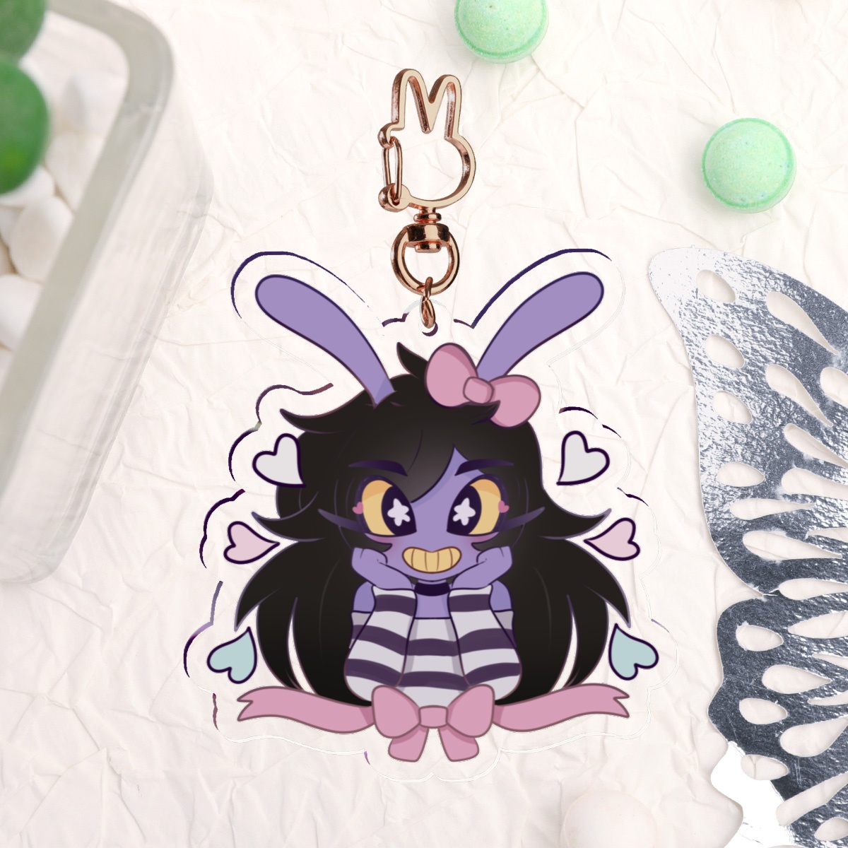 Jax TADC trans Acrylic keychain