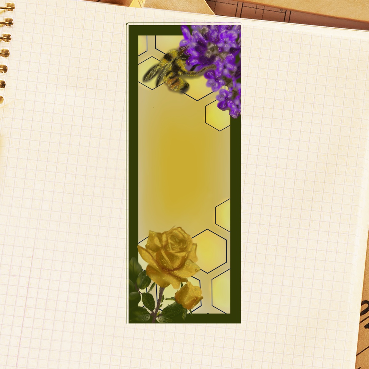 Bee PET Bookmark