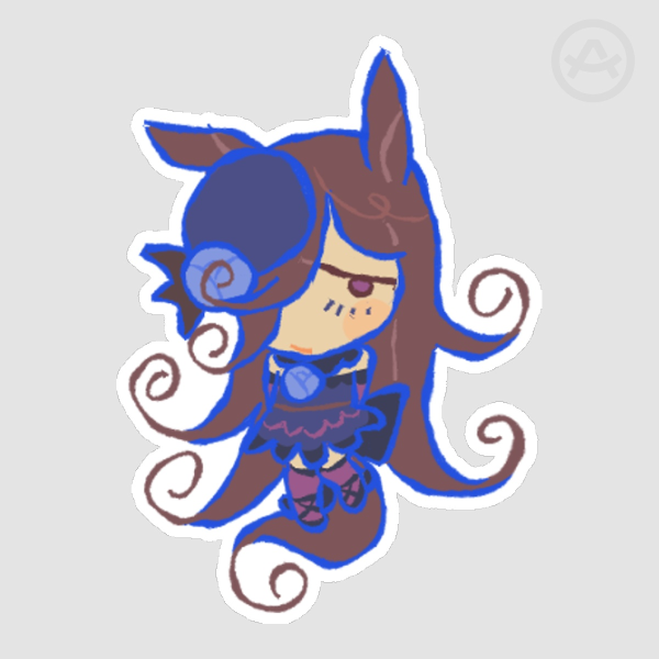Rice Shower Sticker
