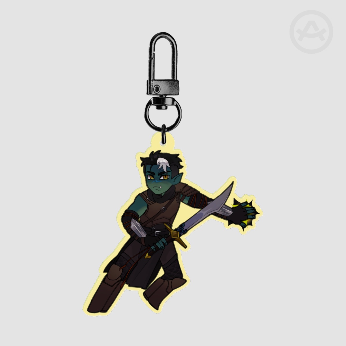 fjord stone acrylic keychain | critical role: mighty nein