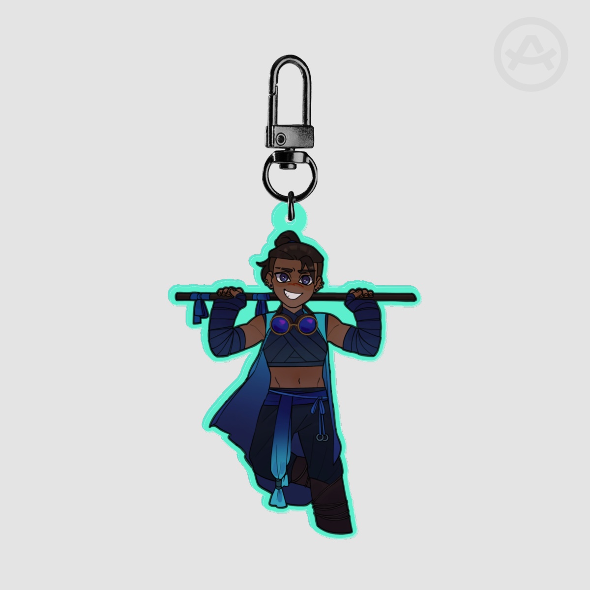 beauregard lionett acrylic keychain | critical role: mighty nein