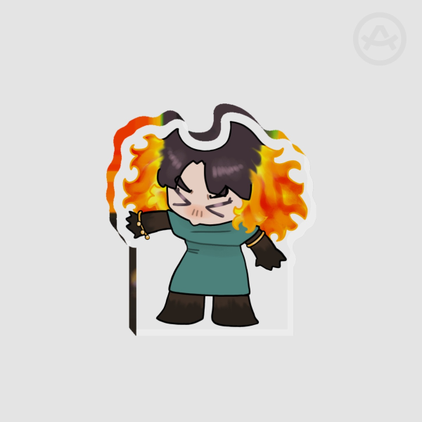 Blaze Pari Thick Acrylic Stand No Base - 0.19"(50mm), 0.39"(10mm)