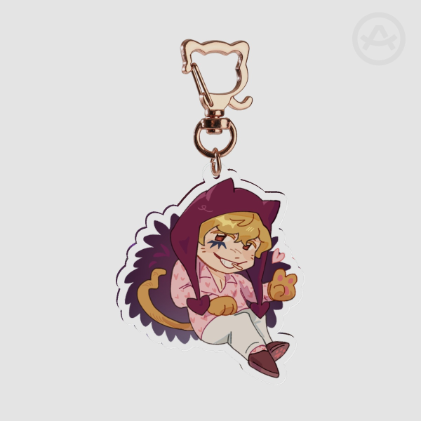 Cora-cat Keychain