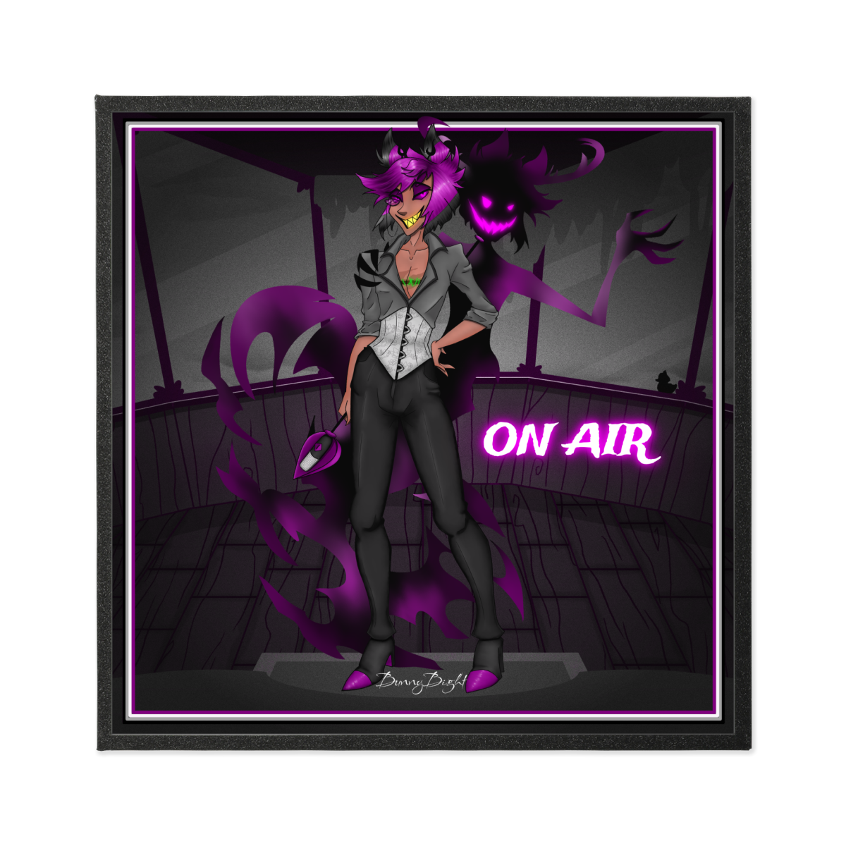 Neon Nights Alastor Art Board
