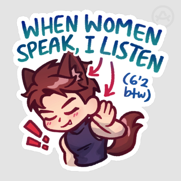 Performative LADS: Valko Sticker