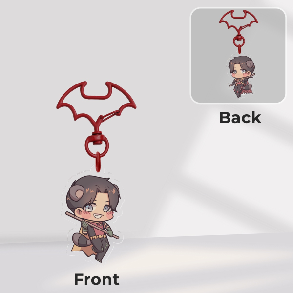Kemonomimi Red Robin keychain