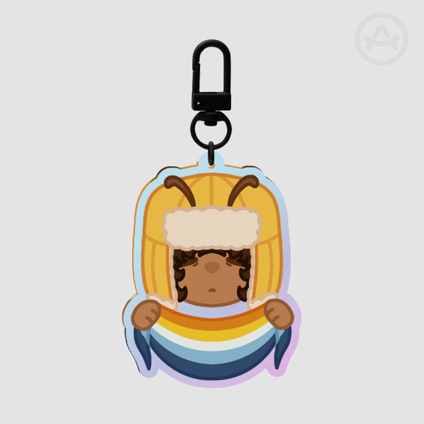 Collinlock16 Rainbow Acrylic Keychain