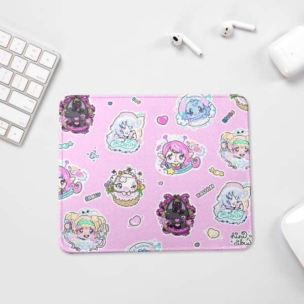 Kawaii Pop Sweet Candy pattern ~ hinidibu's OCs ♡ mouse pad