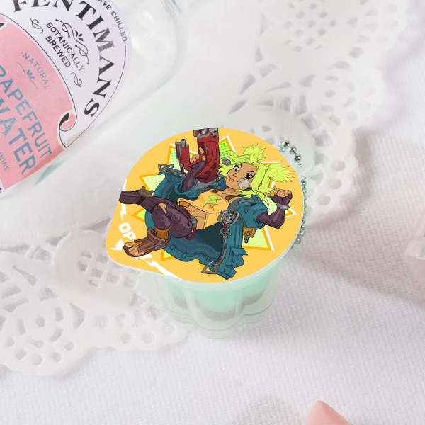 Zeri - Squishy Pudding Jelly Keychain