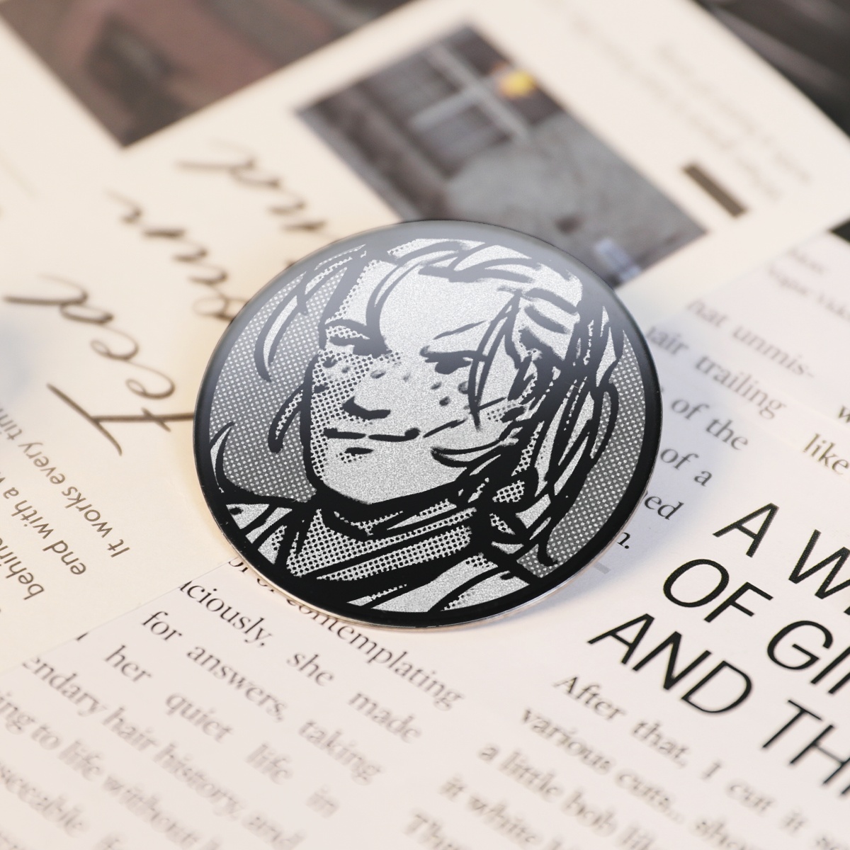 Andrea Metal Pin