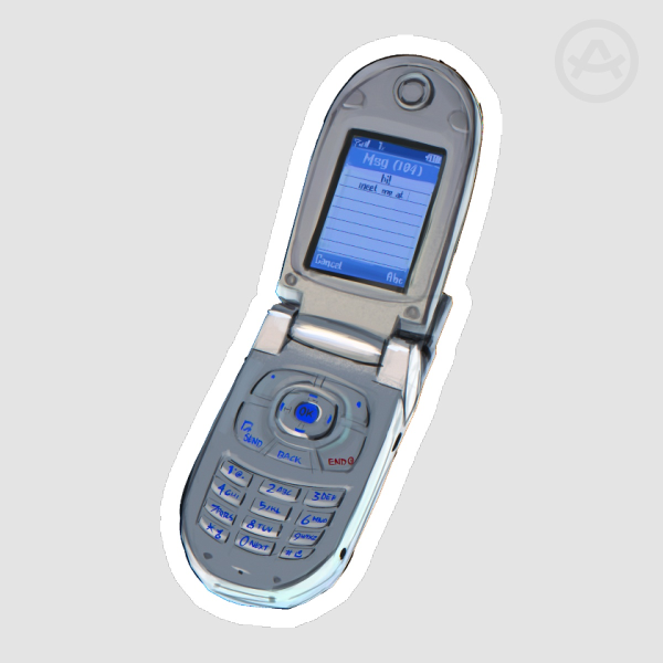 Flip-phone - Sticker