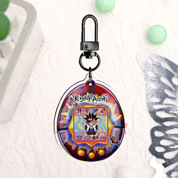 Kenpachi Zaraki Tamagotchi Keychain