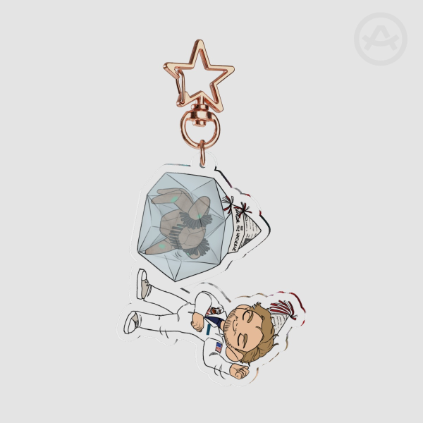 Grace and Rocky Dance Keychain