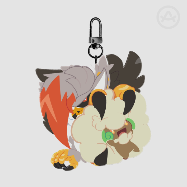 MEGA STARAPTOR + WHIMSICOTT fullbleed keychain