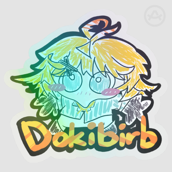Dokibirb Clear PET Vinyl Die Cut Stickers