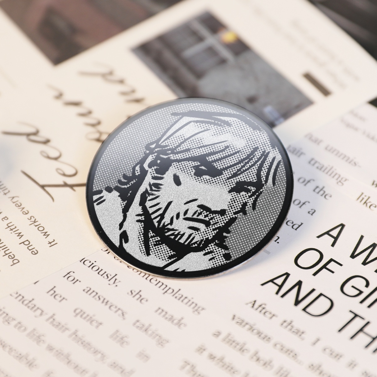 Rick Grimes Metal Pin