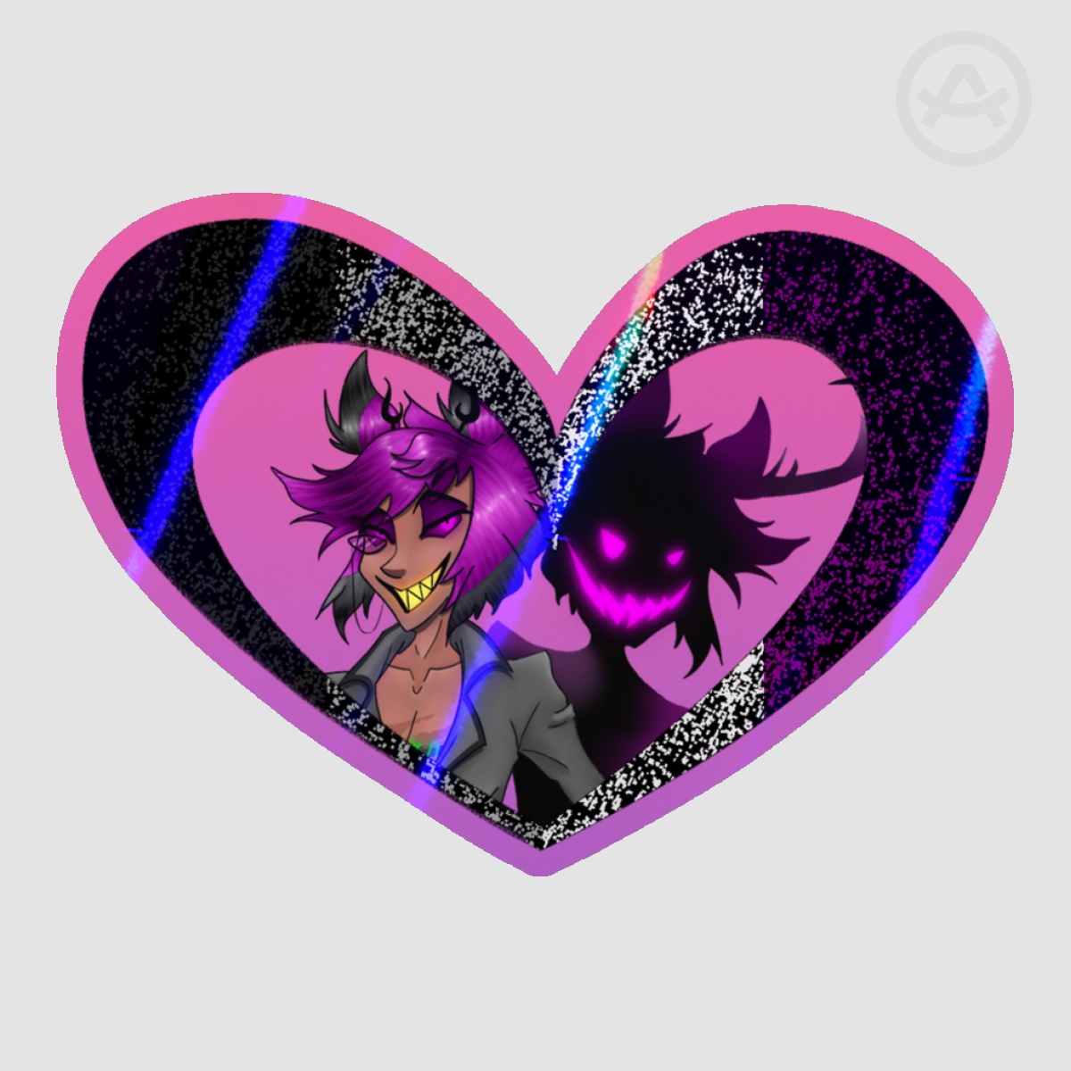 Neon Nights Holo Alastor Sticker