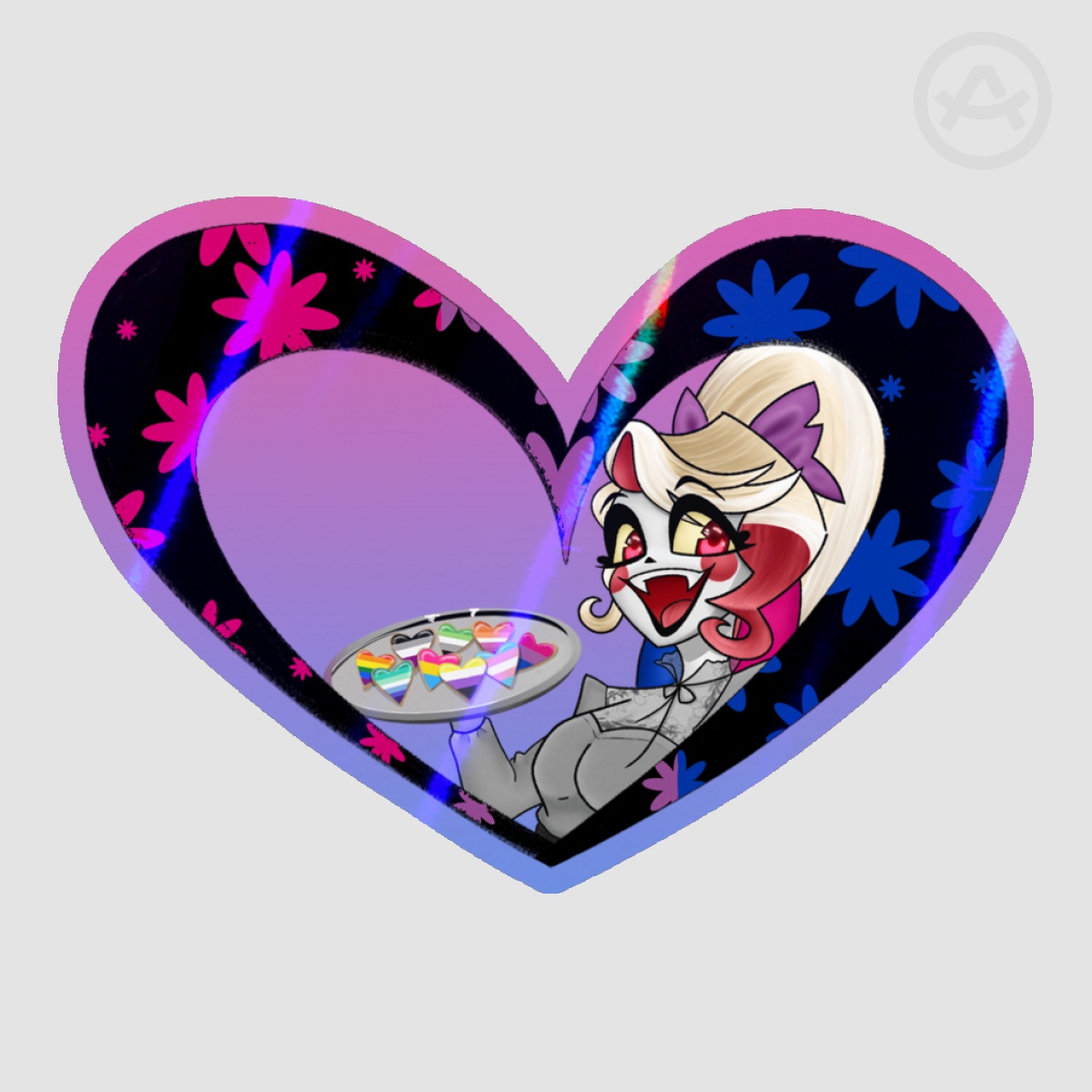 Neon Nights Holo Charlie Sticker