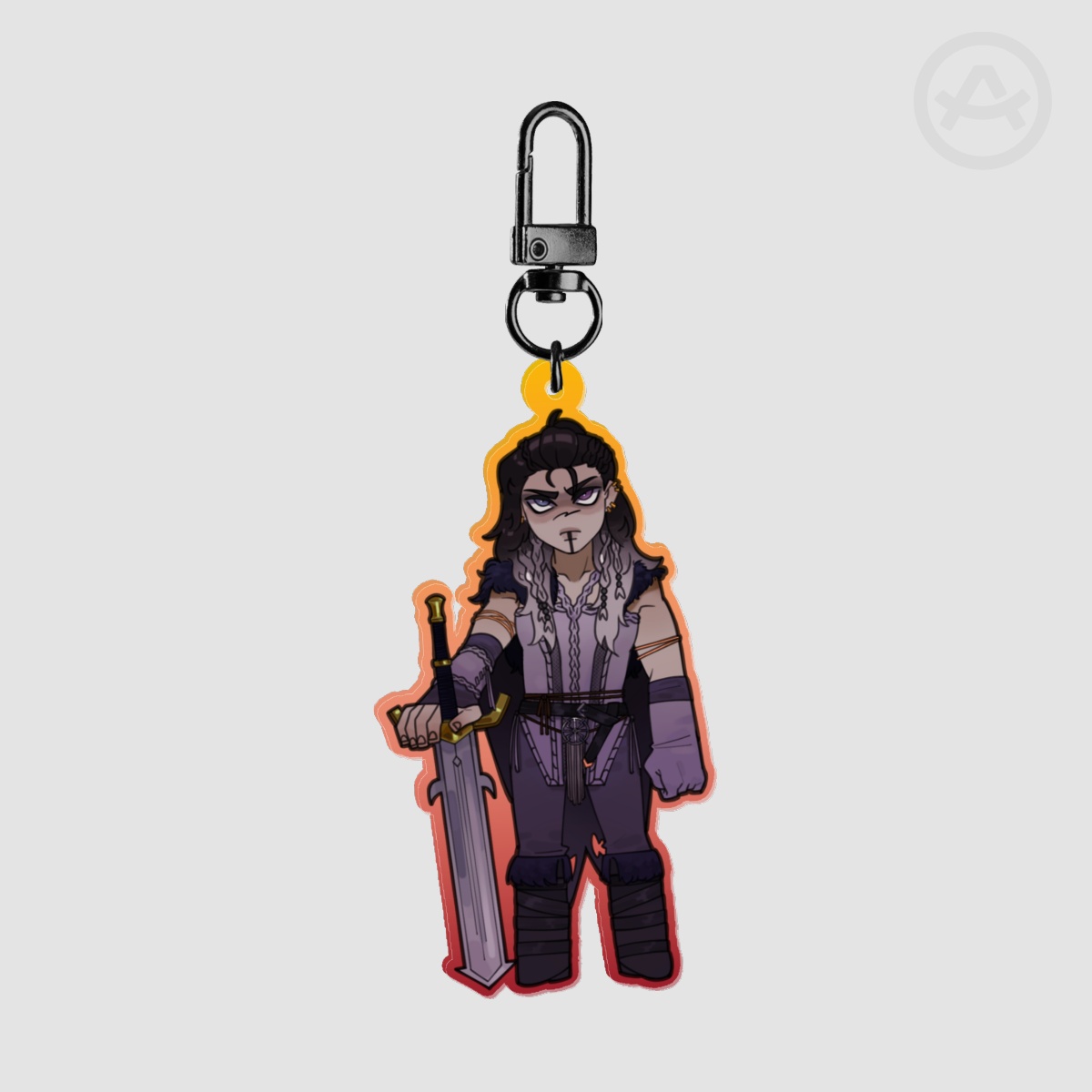 yasha nydoorin acyrlic keychain | critical role: mighty nein