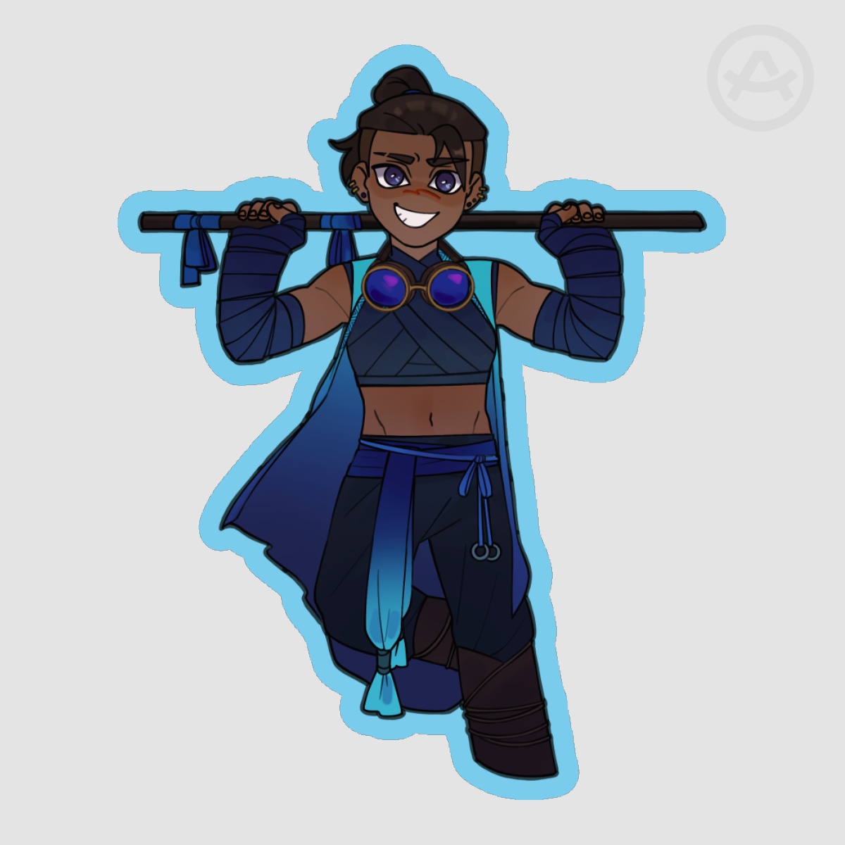 beauregard lionett matte sticker | critical role: mighty nein