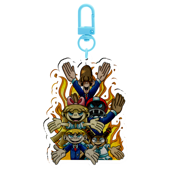 Delightful Children from Down the Lane Codename Kids Next Door/ KND Clear Acrylic Keychains